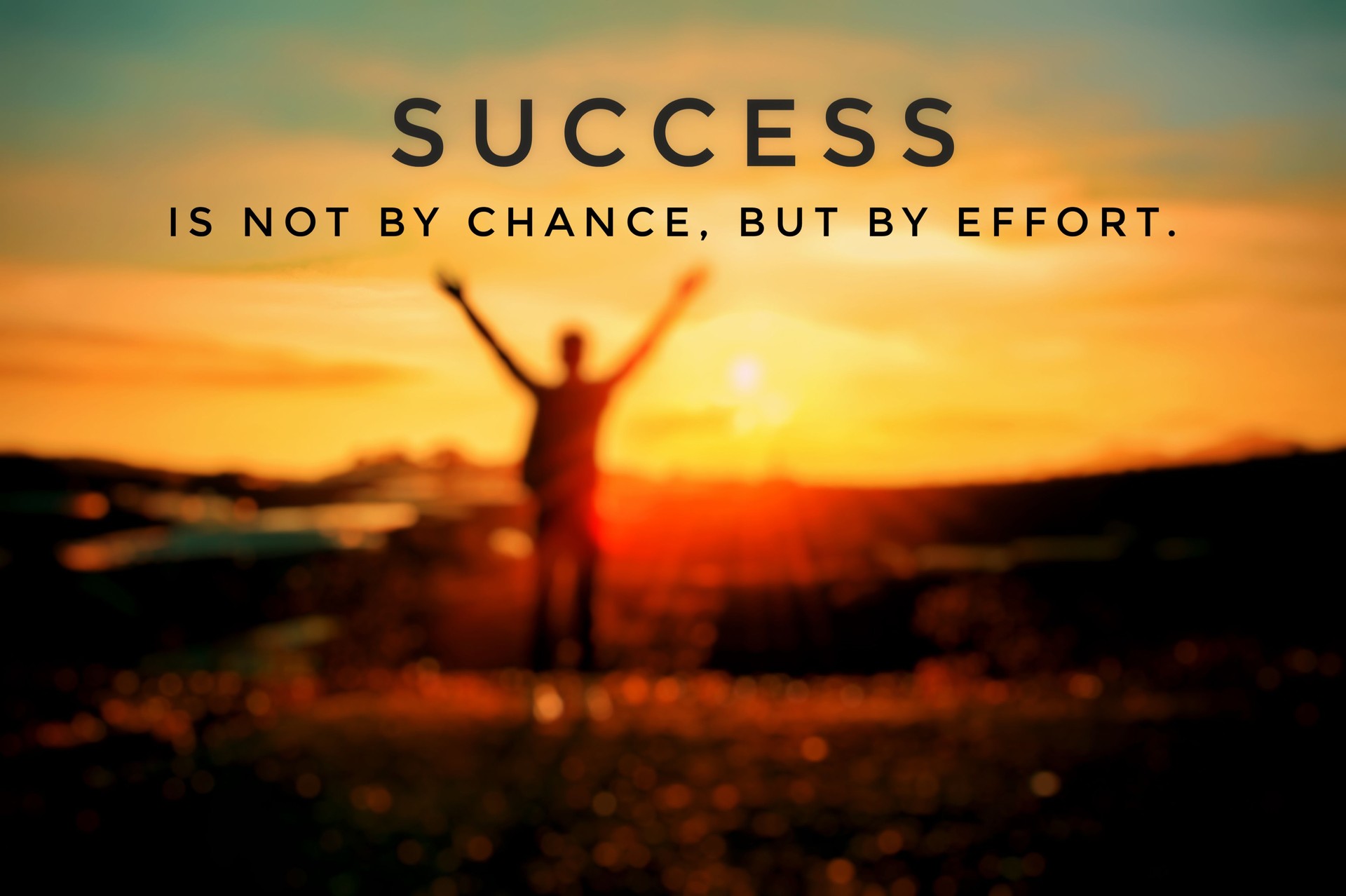 "Success" inspirational quote